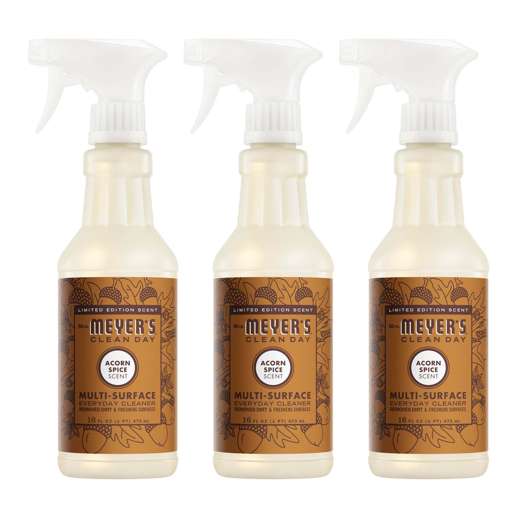 Mrs. Meyer's Acorn Spice Multi-Surface Everyday Cleaner 3-count Bundle