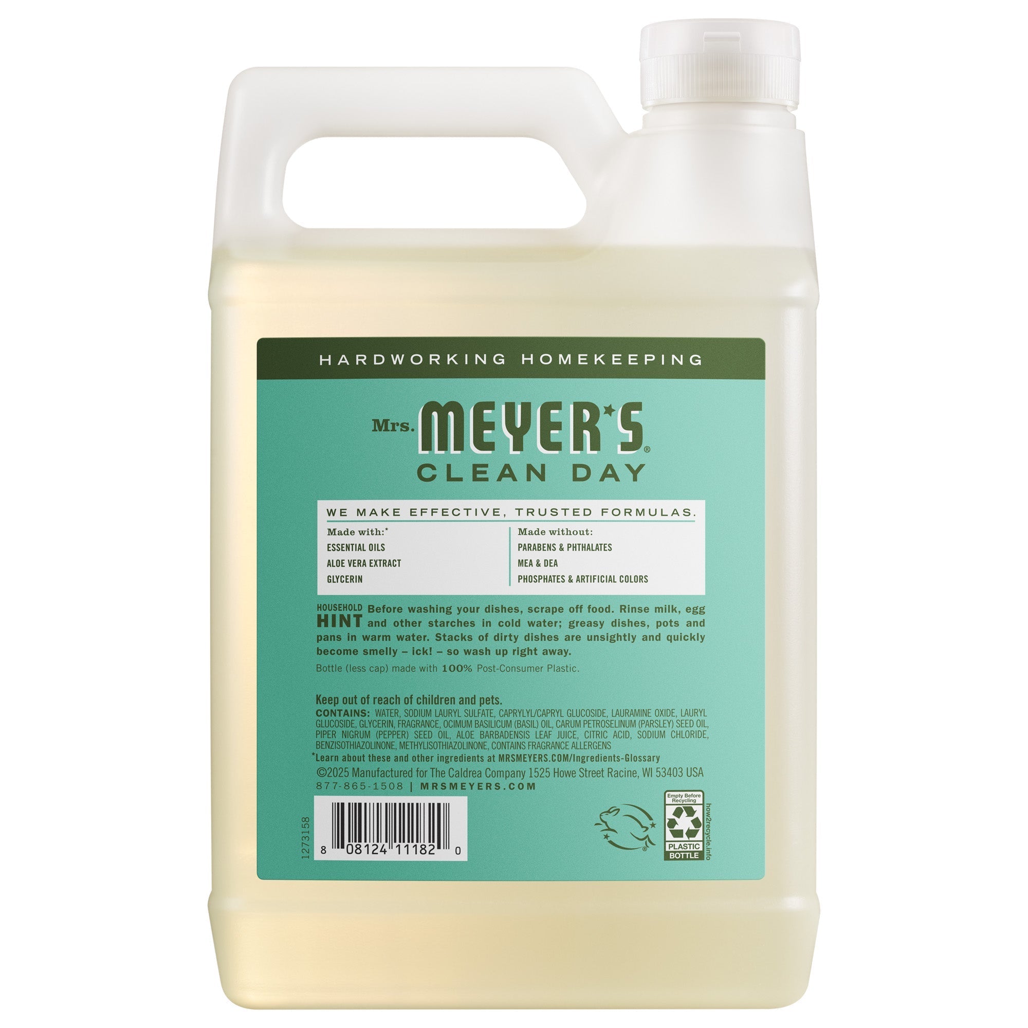 Mrs. Meyer's Basil Dish Soap Refill