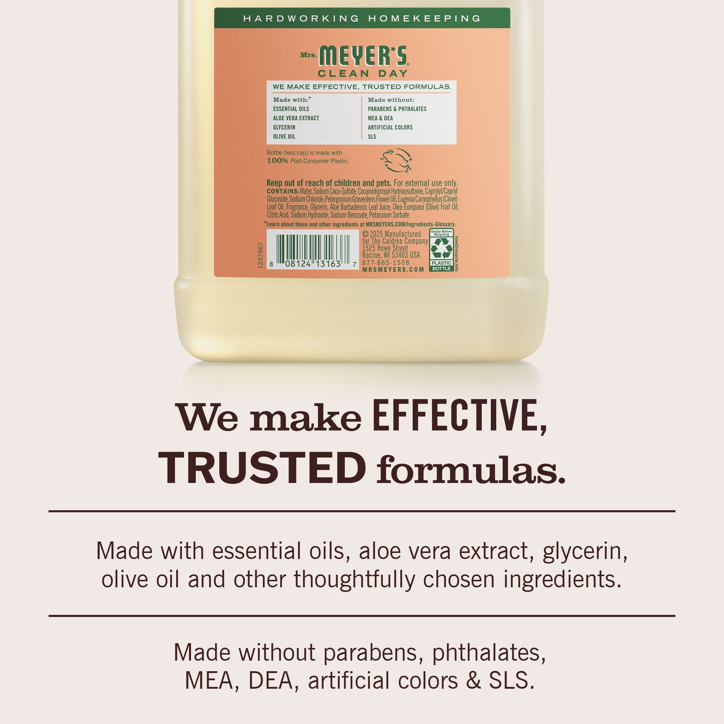 Mrs. Meyer's Geranium Liquid Hand Soap Refill