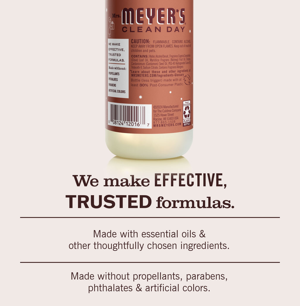 Gingerbread Room Spray: Non-Aerosolized Room Freshener | Mrs. Meyer's